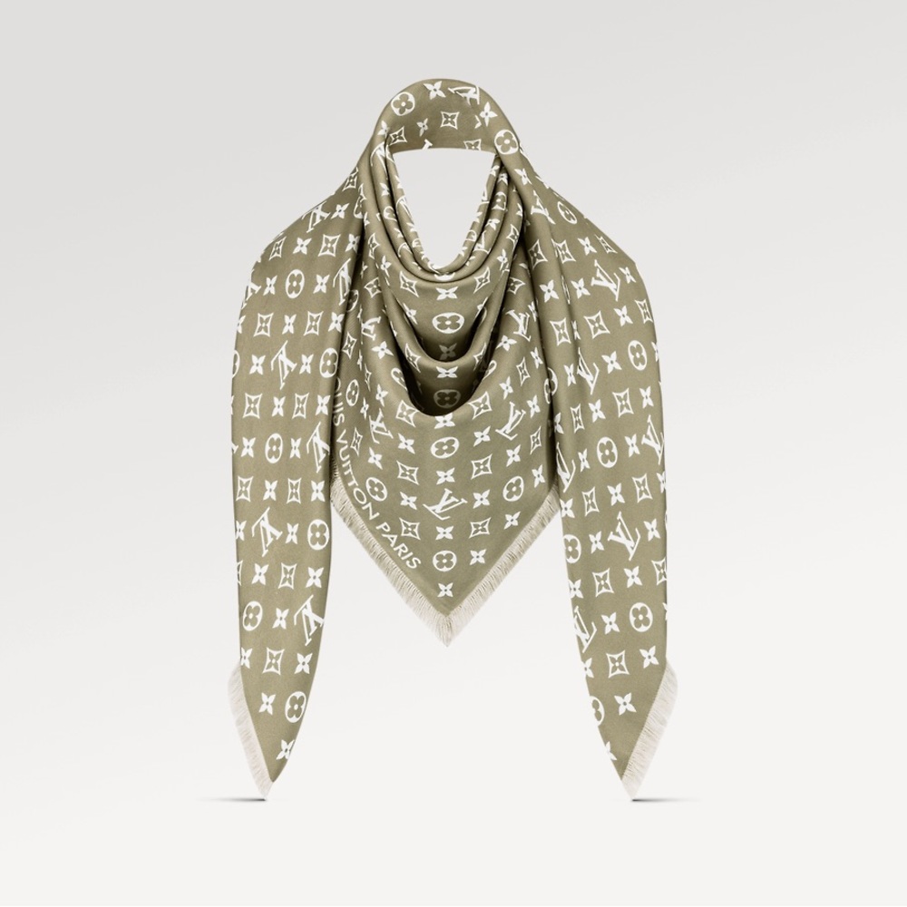 Louis Vuitton Now Silk Shawl